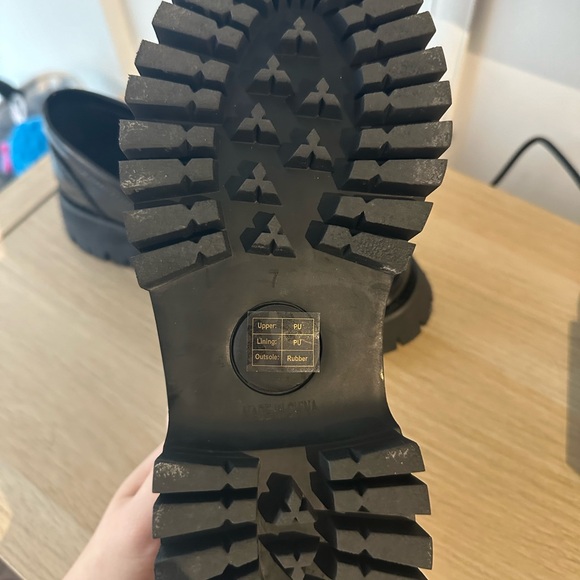 Black Leather Loafers - Picture 4 of 5